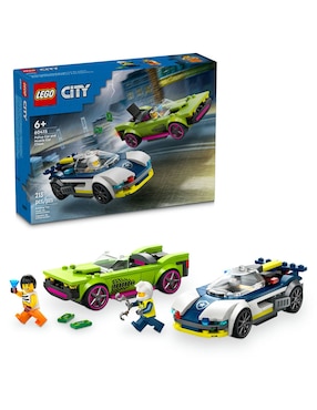 Lego City Coche De Policía Y Potente Deportivo 60415