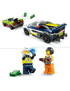 Lego City Coche de Policía y Potente Deportivo 60415