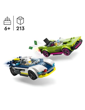 Lego City Coche de Policía y Potente Deportivo 60415