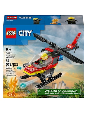Lego City Helicóptero de Rescate de Bomberos 60411