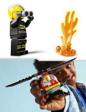 Lego City Helicóptero de Rescate de Bomberos 60411