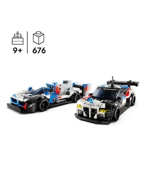 Lego Coches de Carreras BMW M4 GT3 y BMW M Hybrid V8 76922 Speed Champions
