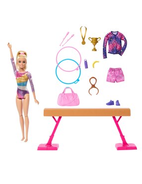 Fashion doll Barbie Gimnasta