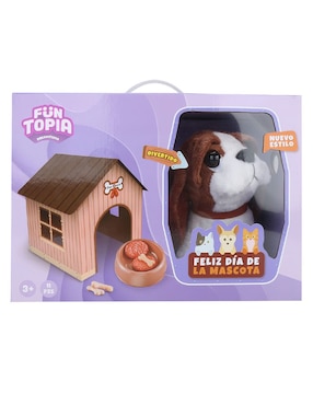 Peluche de Perro Funtopia de 19 cm