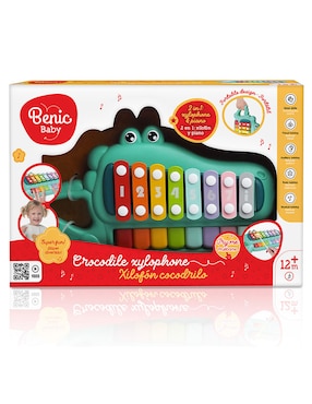 Xilofón Cocodrilo Benic Baby Juego Musical Unisex