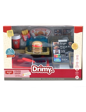 Tienda de comidas Drimy juego de rol para niños