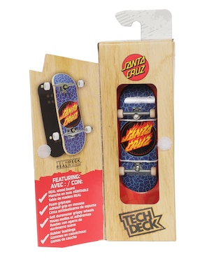 Patineta Spinmaster tech deck Santa Cruz