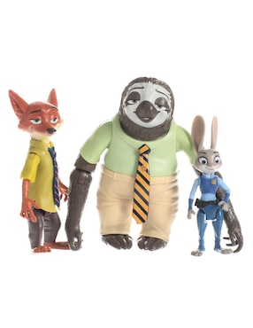 Set Figuras Zootopia Disney Articuladas