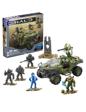 Mega Blocks Halo Warthog Del Fleetcom HNC57