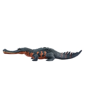 Figura De Colección Jurassic World Gryposuchus Con Movimiento Articulada