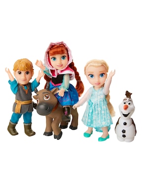 Set Muñeca Frozen Disney Pack Tierna Infancia