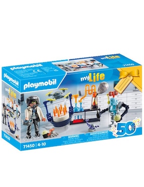 Playmobil My Life Investigador con robots