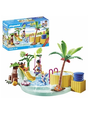 Playmobil My Life Piscina infantil con jacuzzi