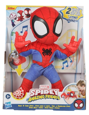 Figura Marvel Spidey and his Amazing Friends collectors con movimiento, luz y sonido