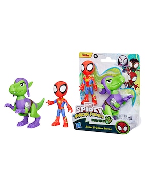 Set figuras Spidey and His Amazing Friends Spider-Man Marvel articuladas