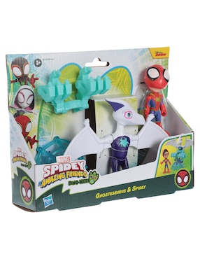 Figura de acción articulada Spidey and His Amazing Friends Ghostasaurus & Spidey Marvel