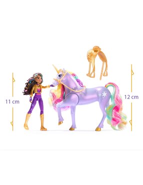 Muñeca miniatura Unicorn Academy Disney Sophia & Light Magic Wildstar