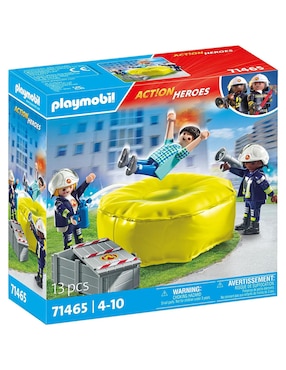 Playmobil Bomberos con colchoneta Action Heroes
