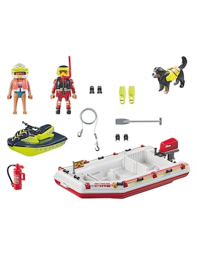 Playmobil Fireboat with Aqua Scooter Action Heroes