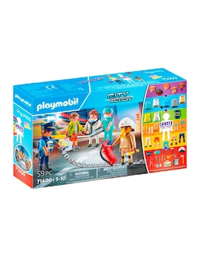 Playmobil MY FIGURES: EQUIPO DE RESCATE