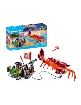 Playmobil Pirates Batalla con el cangrejo gigante