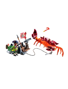 Playmobil Pirates Batalla con el cangrejo gigante