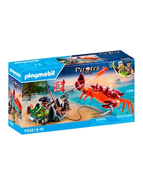 Playmobil Pirates Batalla con el cangrejo gigante