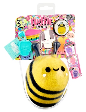 Peluche de Fluffy Abeja Fluffie Stuffiez de 19.6 cm