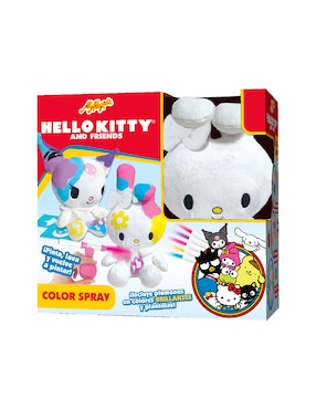 Peluche pintable Hello Kitty and Friends color spray Mi Alegría