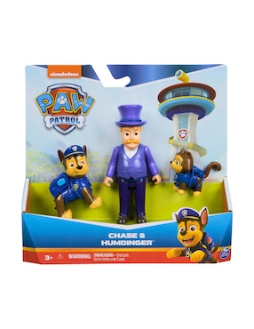 Set De Figuras Articuladas Paw Patrol Chase Y Humdinger