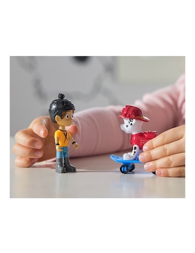 Set figuras articulada Paw Patrol Chase y Humdinger