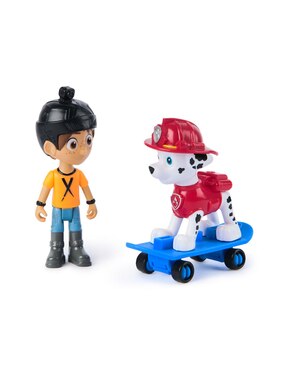 Set figuras articulada Paw Patrol Chase y Humdinger