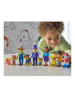 Set figuras articulada Paw Patrol Chase y Humdinger