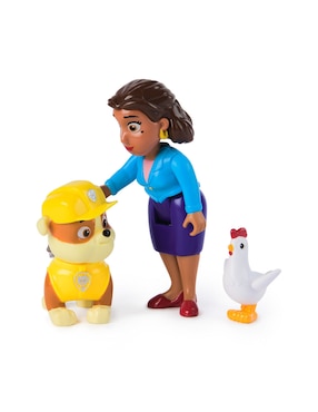 Set figuras articulada Paw Patrol Chase y Humdinger