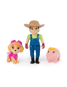 Set figuras articulada Paw Patrol Chase y Humdinger