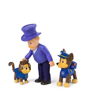 Set figuras articulada Paw Patrol Chase y Humdinger