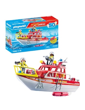 Playmobil Action Heroes Barco De Rescate 71598