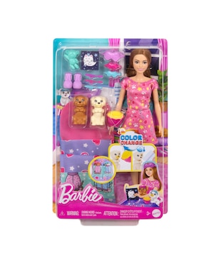 Muñeca Barbie Fiesta de pijamas de cachorros