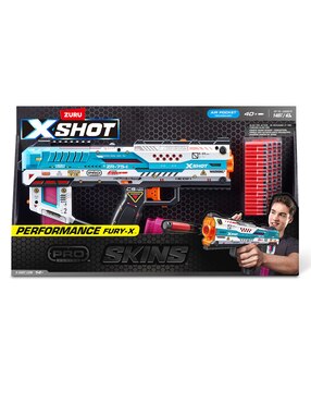 Pistola de dardos X Shot Performance Fury-X Pro Series Skins