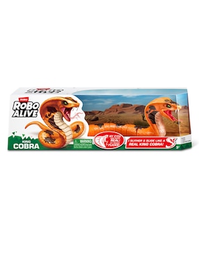 Figura articulada Robo Alive King Cobra con movimiento