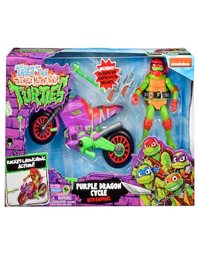 Set Figuras De Acción Articulada Tortugas Ninja Raphael Bandai