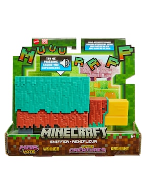 Figura articulada Mattel Minecraft collectors con movimiento y sonido