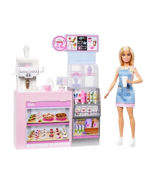 Muñeca Barbie Diversión en la cafetería