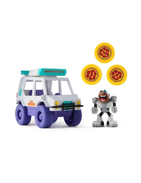 Automóvil Spinmaster T-car Pizza Launcher Cyborg Teen Titans