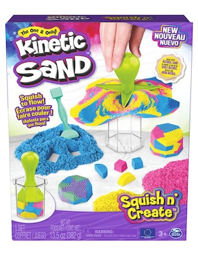 Aplasta y Crea Kinetic Sand