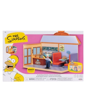 Set figuras acción The Simpsons Krusty el payaso Simpson
