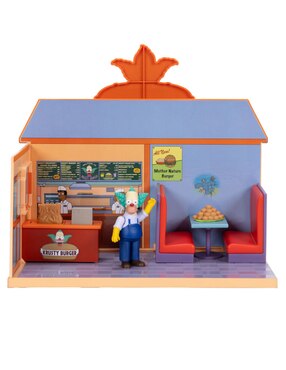 Set figuras acción The Simpsons Krusty el payaso Simpson