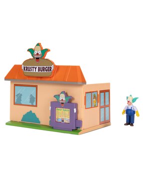 Set figuras acción The Simpsons Krusty el payaso Simpson