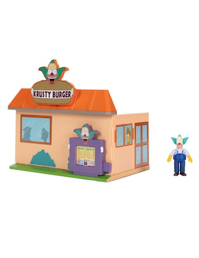 Set figuras acción The Simpsons Krusty el payaso Simpson