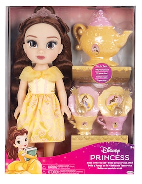 Muñeca Princess Disney Bella Y Juego De Té